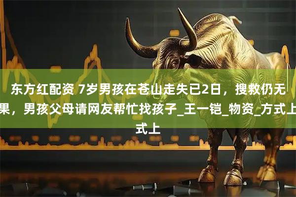 东方红配资 7岁男孩在苍山走失已2日，搜救仍无果，男孩父母请网友帮忙找孩子_王一铠_物资_方式上