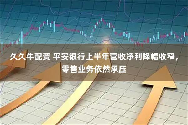 久久牛配资 平安银行上半年营收净利降幅收窄，零售业务依然承压